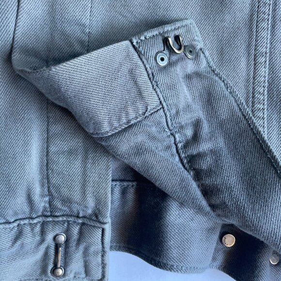 Paige Scout Denim Jacket - Vintage Dawn Grey - Size XL - Picture 3 of 7